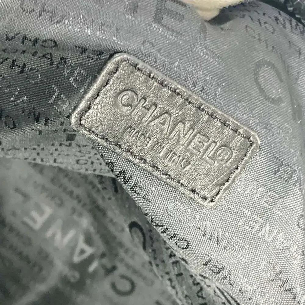 CHANEL Black Logo Shoulder Bag